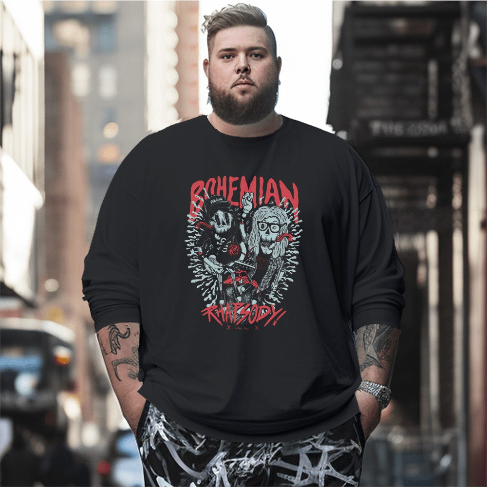 Bohemian Rhapsody Plus Size Long Sleeve T-Shirt