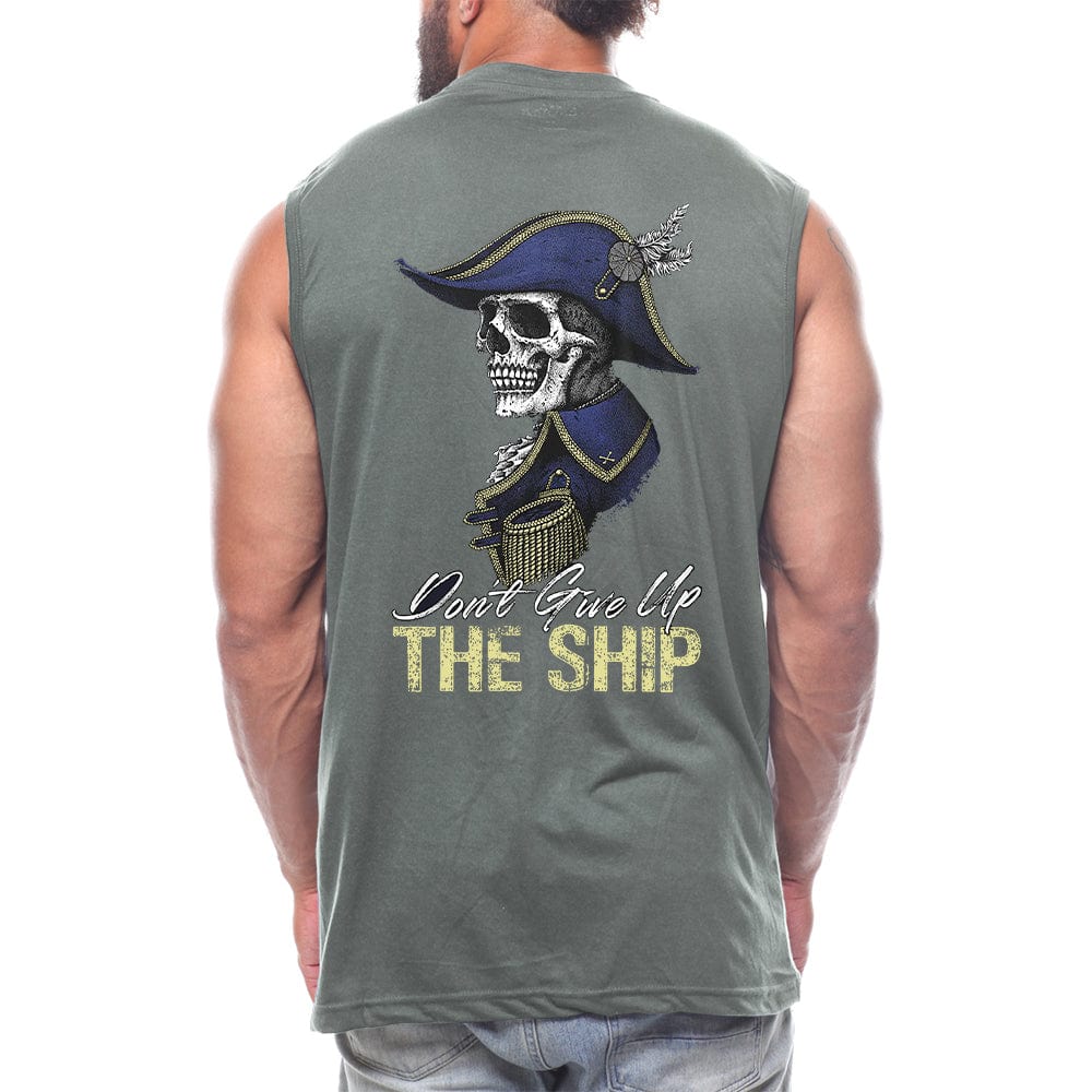Don't Give Up The Ship Back fashion Sleeveless