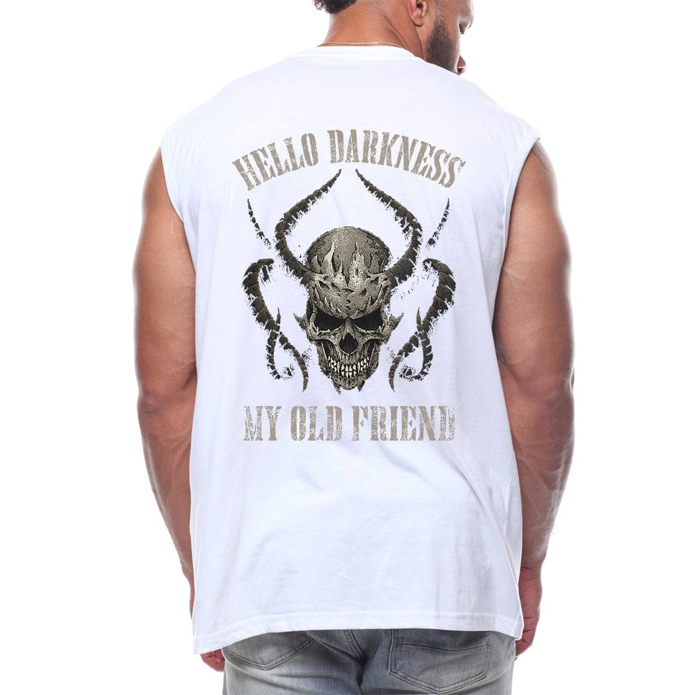 Hello Darkness Back fashion Sleeveless