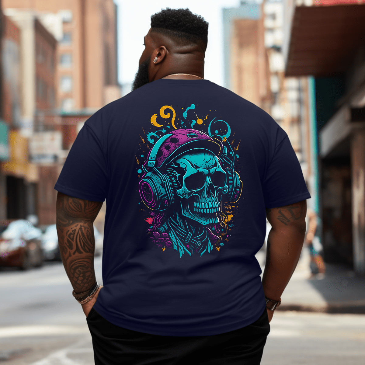 Enjoy The Music Plus Size Men T-Shirt