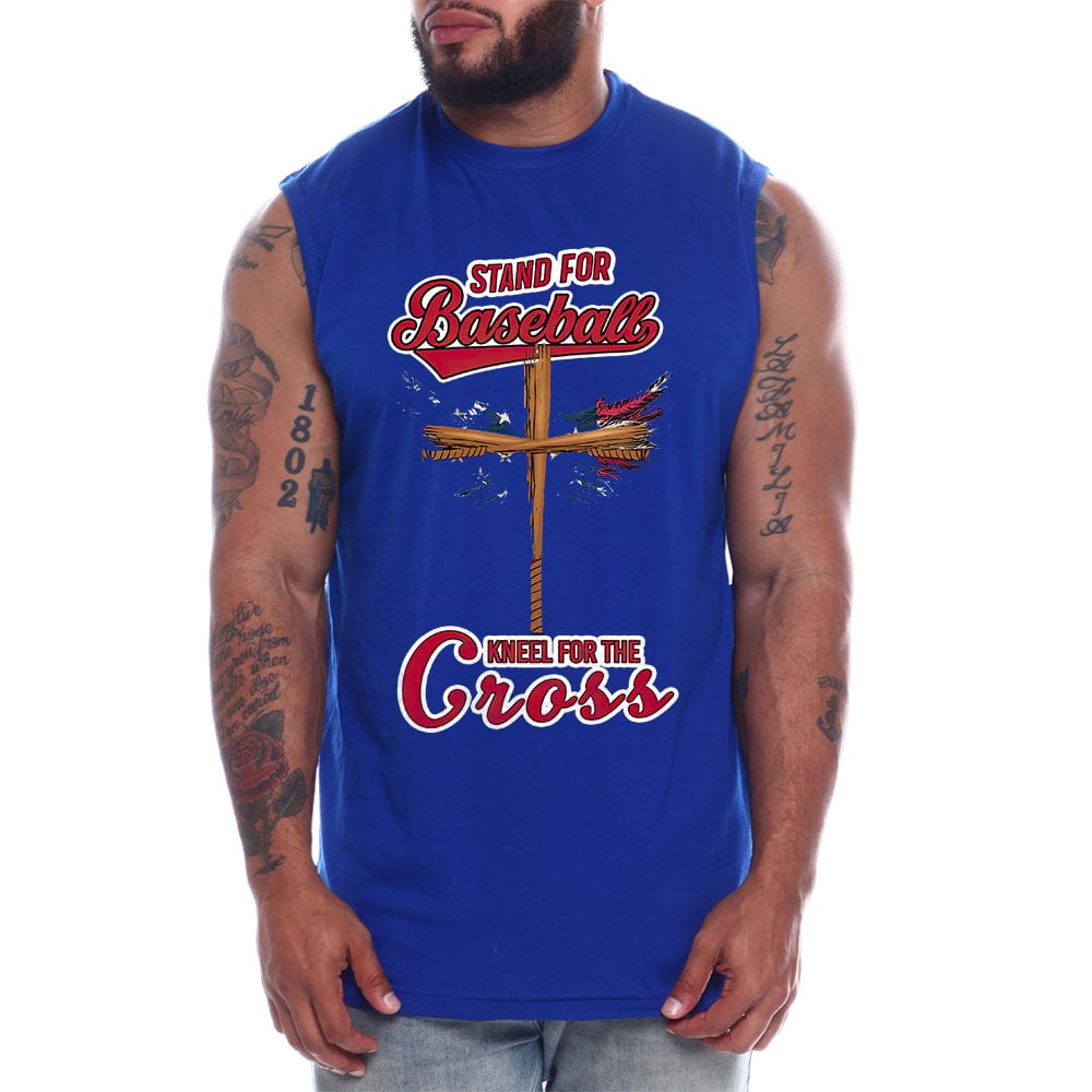 Stand For Baseball Kneel For The Cross Small Wings