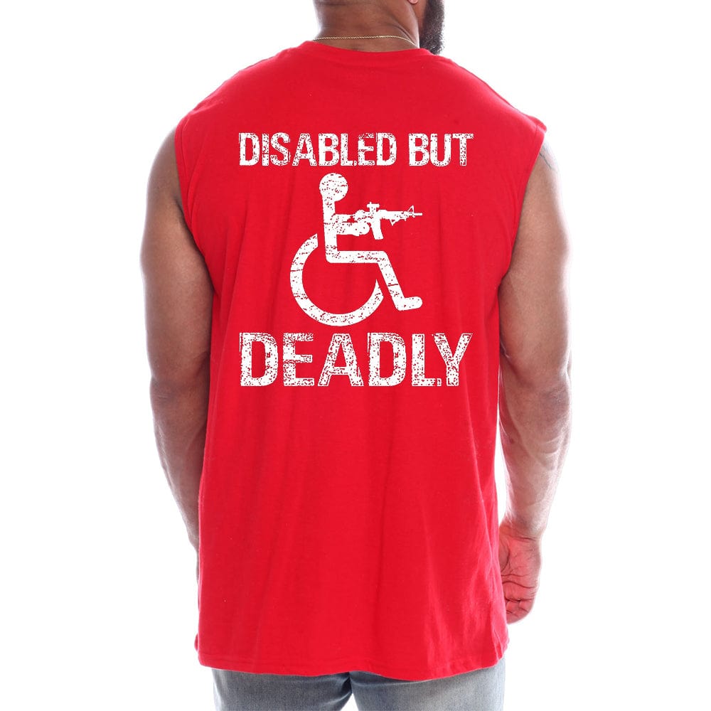 Disabled But Deadly Back fashion Sleeveless