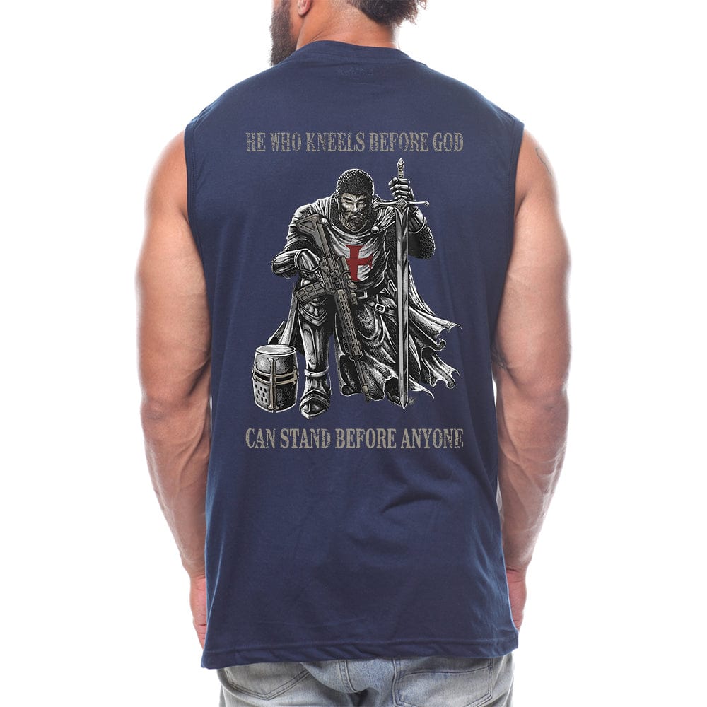 He Who Kneels Before God Back fashion Sleeveless
