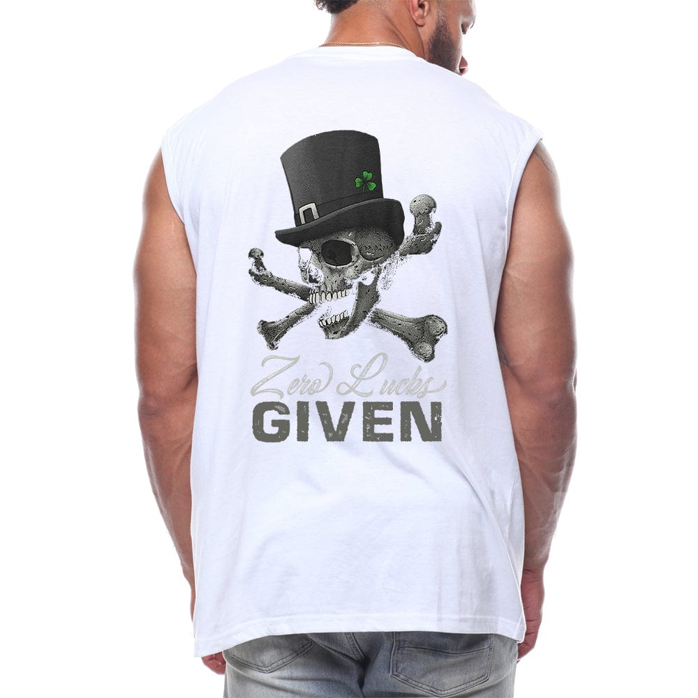 Zero Lucks Given Back fashion Sleeveless