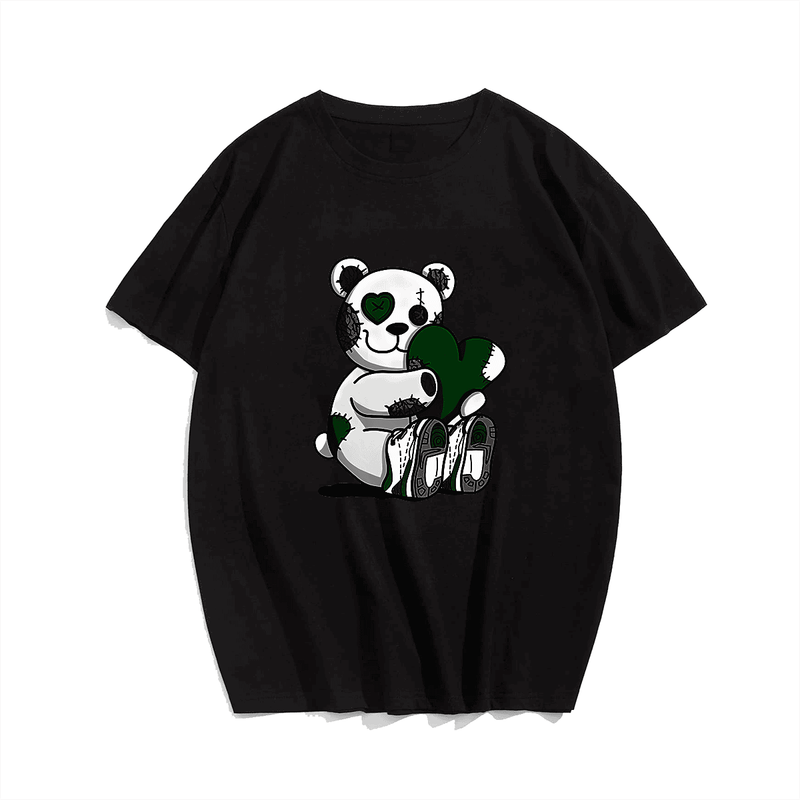 Broken Bear Broken Heart Men T Shirt, Oversize T-shirt for Big & Tall 1XL-9XL