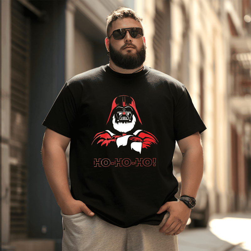 Anime Graphic 5# T-Shirt, Plus Size Oversize T-shirt for Big & Tall Man