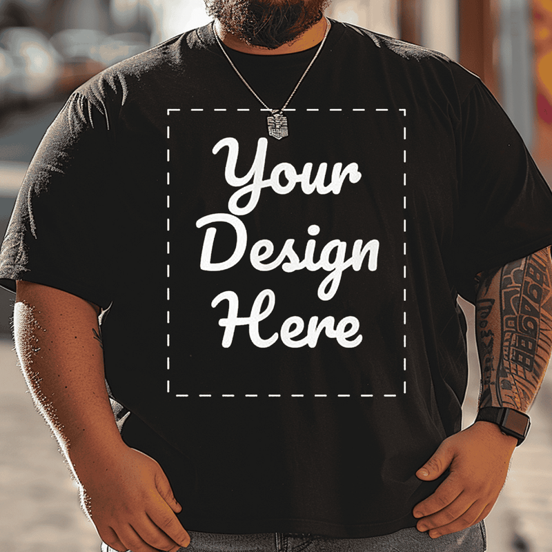 Men Customized T Shirts, Personalized Shirt, Customize Your Own Design T-Shirt, Custom Image T Shirt, Custom Shirt 1XL-9XL