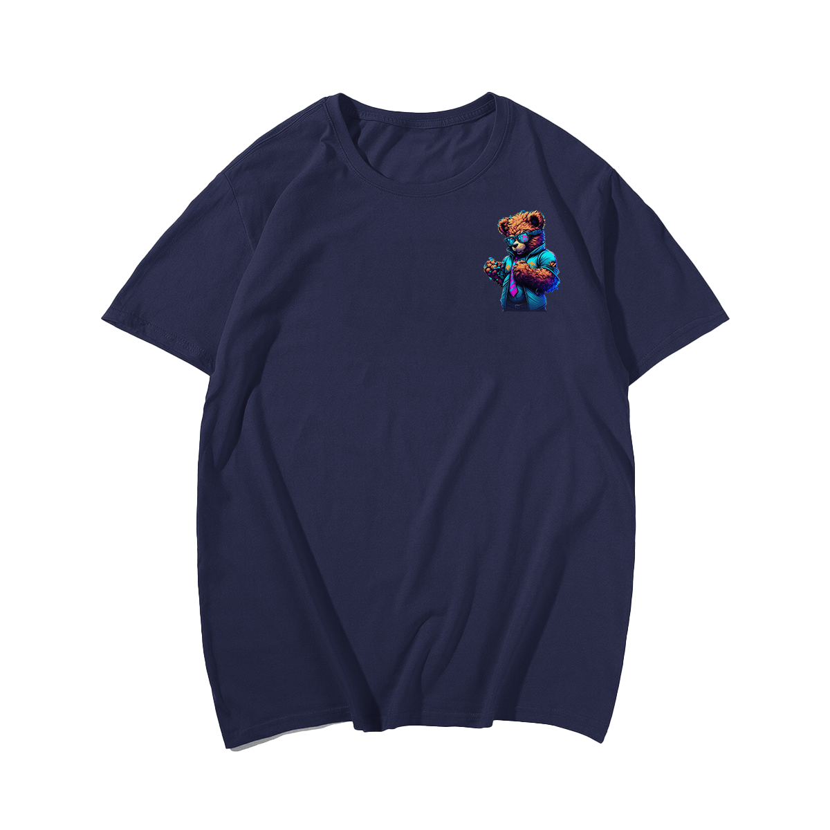 Anger Of Mr. Bear Plus Size Men T-Shirt
