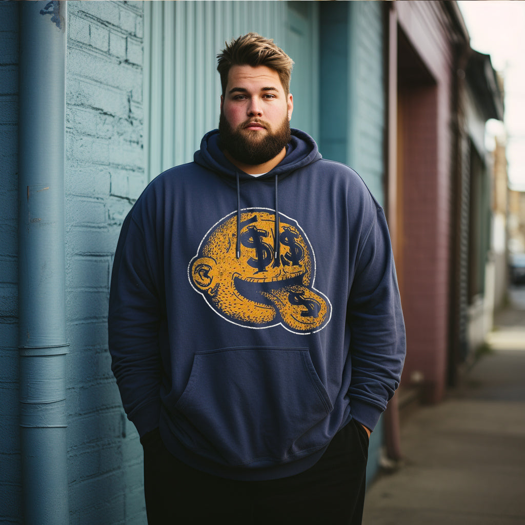 More much more money Men's Plus Size Hoodie
