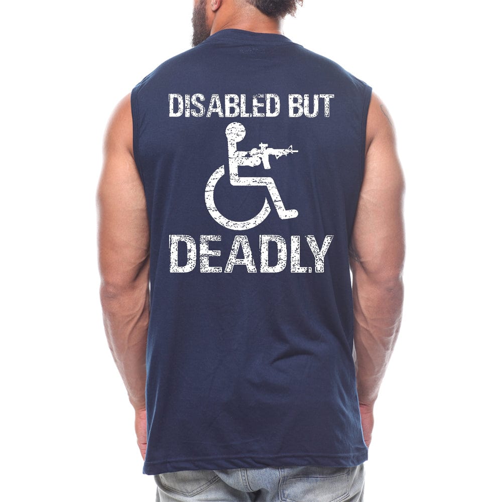 Disabled But Deadly Back fashion Sleeveless