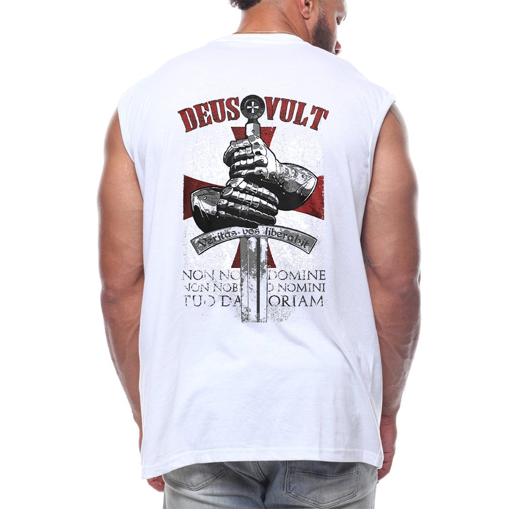 DEUS VULT Back fashion Sleeveless