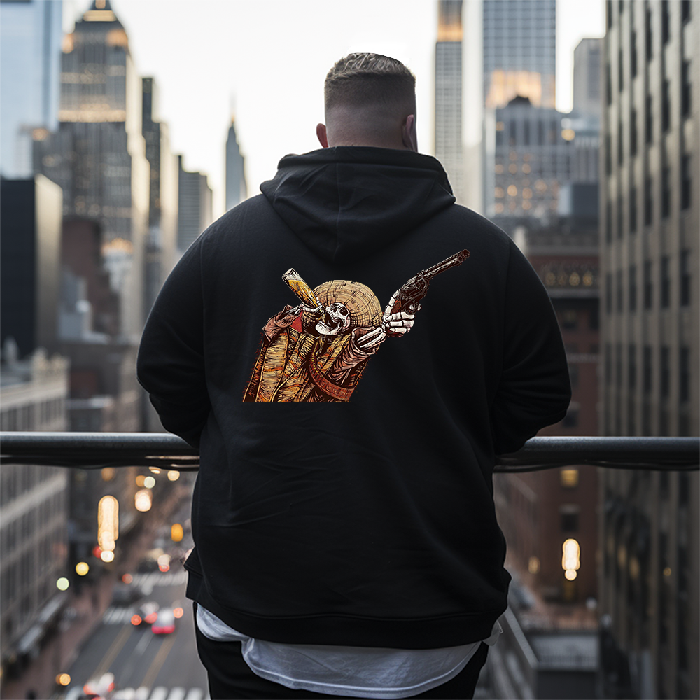 Men's Shot for Shot Plus Size Hoodie