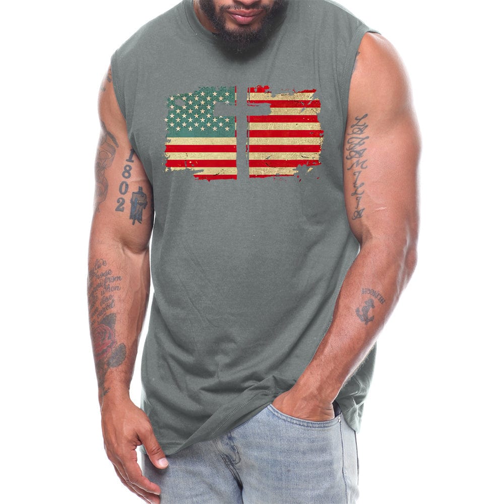 USA Cross Flag Shirt