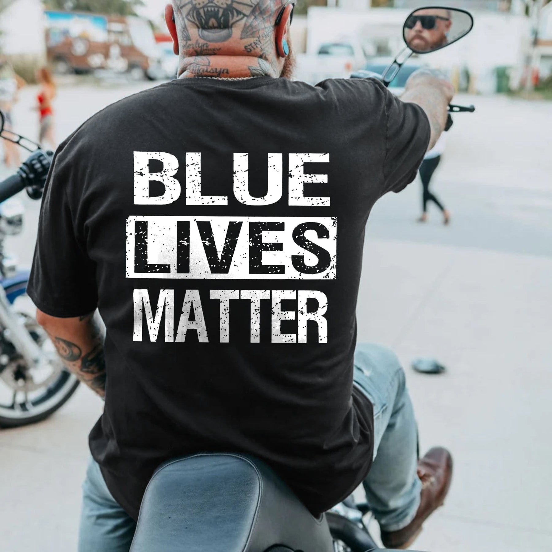 Blue Lives Matter Plus Size T-Shirt