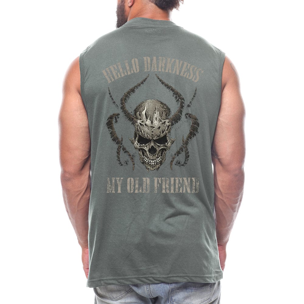 Hello Darkness Back fashion Sleeveless