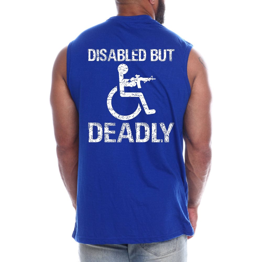 Disabled But Deadly Back fashion Sleeveless