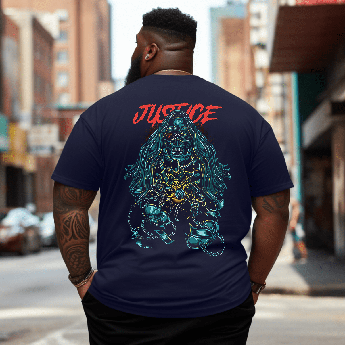 Justice Plus Size Men T-Shirt