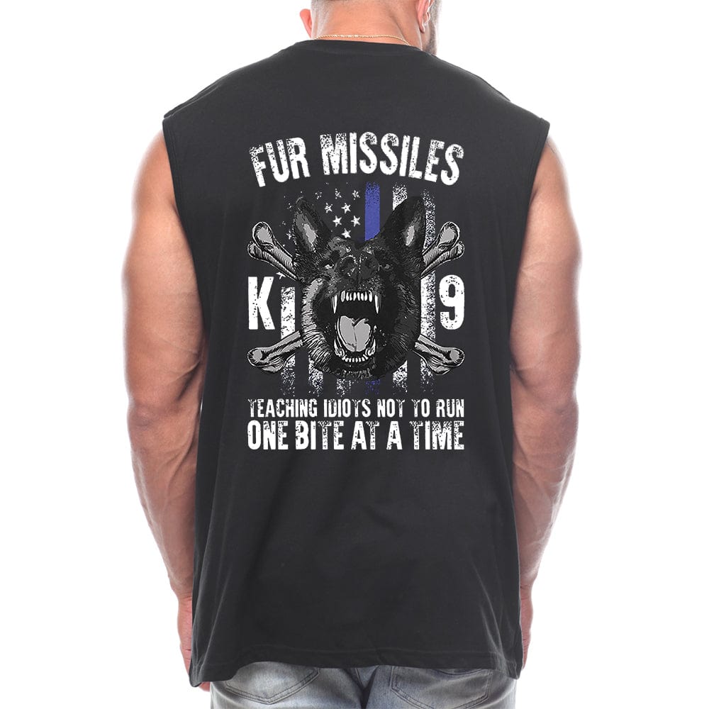 Fur Missile Back fashion Sleeveless