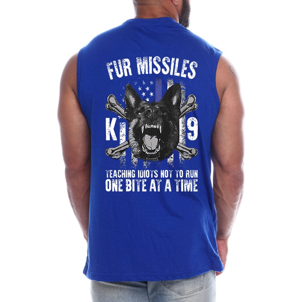 Fur Missile Back fashion Sleeveless