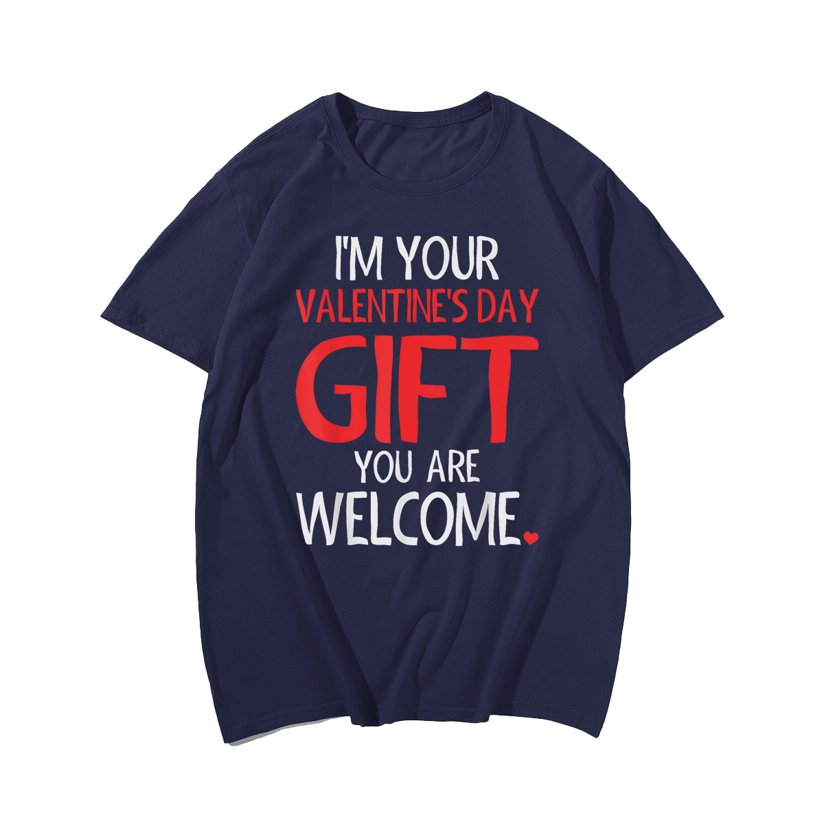 Im Your Valentine Valentines Day Funny V-day Pajama T-Shirt, Men Plus Size Oversize T-shirt for Big & Tall Man