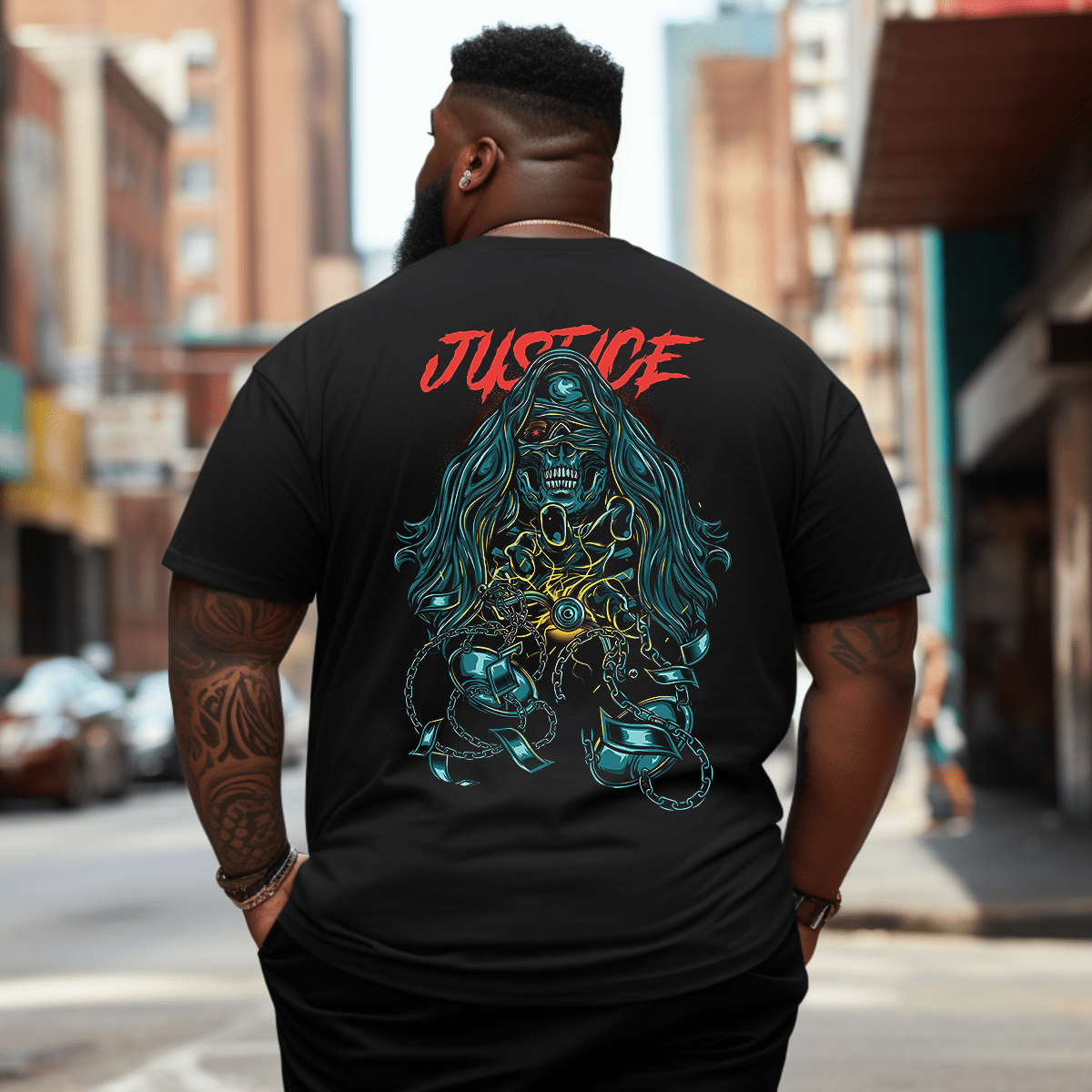 Justice Plus Size Men T-Shirt