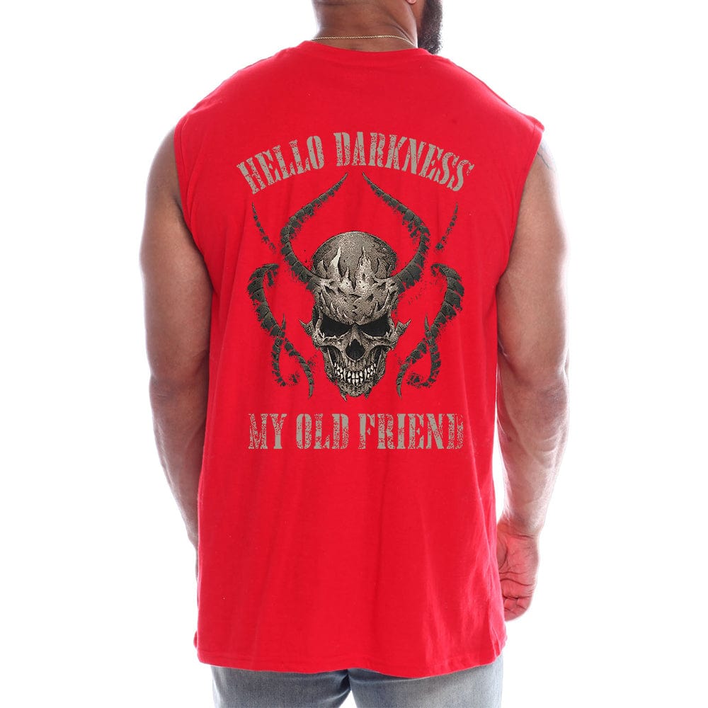Hello Darkness Back fashion Sleeveless