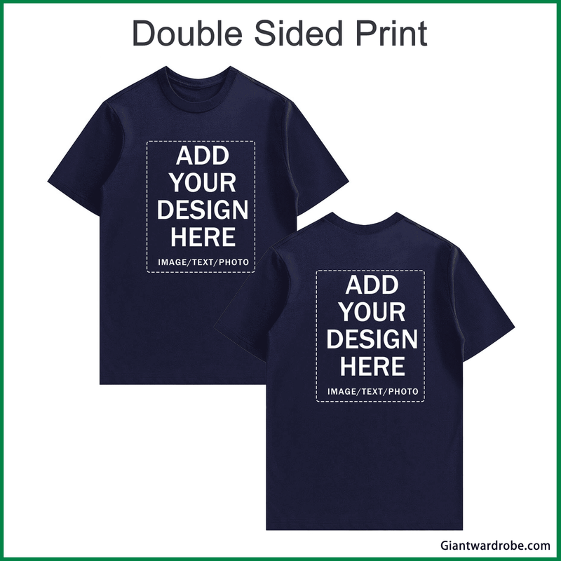 Men Customized T Shirts, Personalized Shirt, Customize Your Own Design T-Shirt, Custom Image T Shirt, Custom Shirt 1XL-9XL