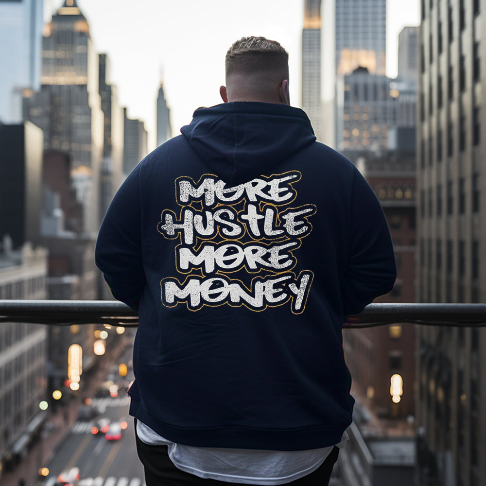 More much more money Men's Plus Size Hoodie