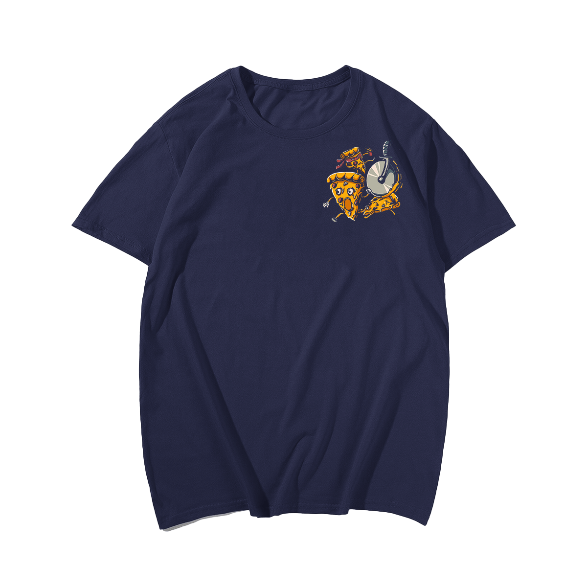 Pizza Cutter Terror Plus Size Men T-Shirt