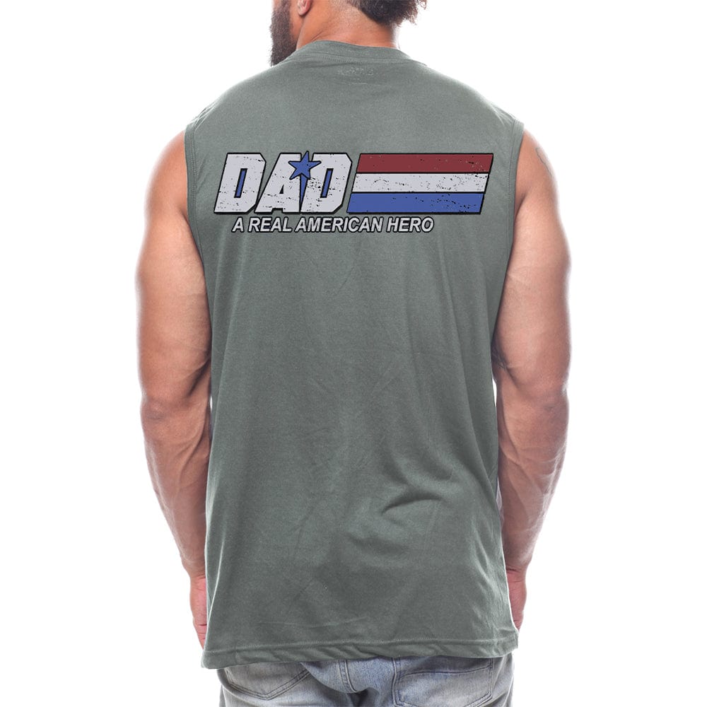 Dad - A Real American Hero Back fashion Sleeveless