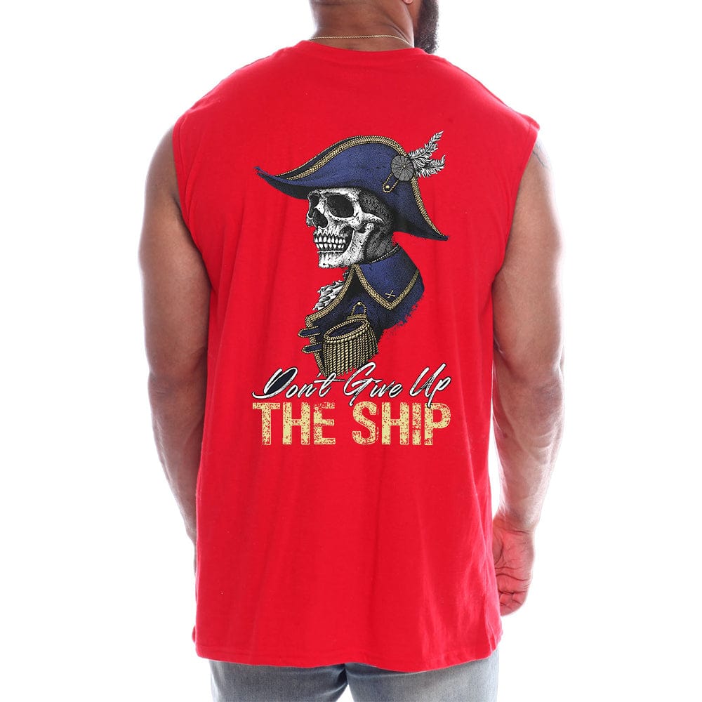 Don't Give Up The Ship Back fashion Sleeveless