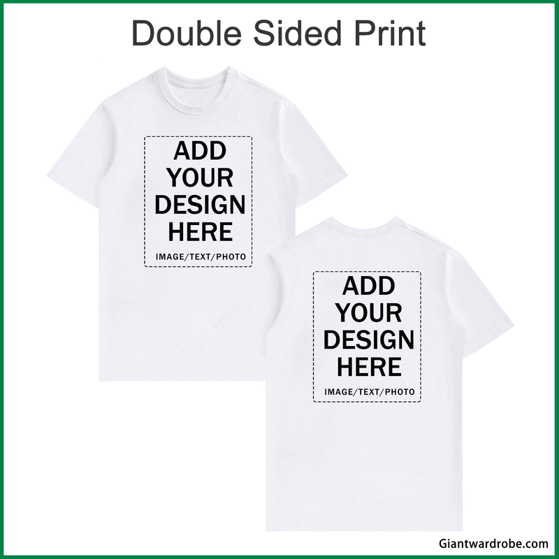 Men Customized T Shirts, Personalized Shirt, Customize Your Own Design T-Shirt, Custom Image T Shirt, Custom Shirt 1XL-9XL