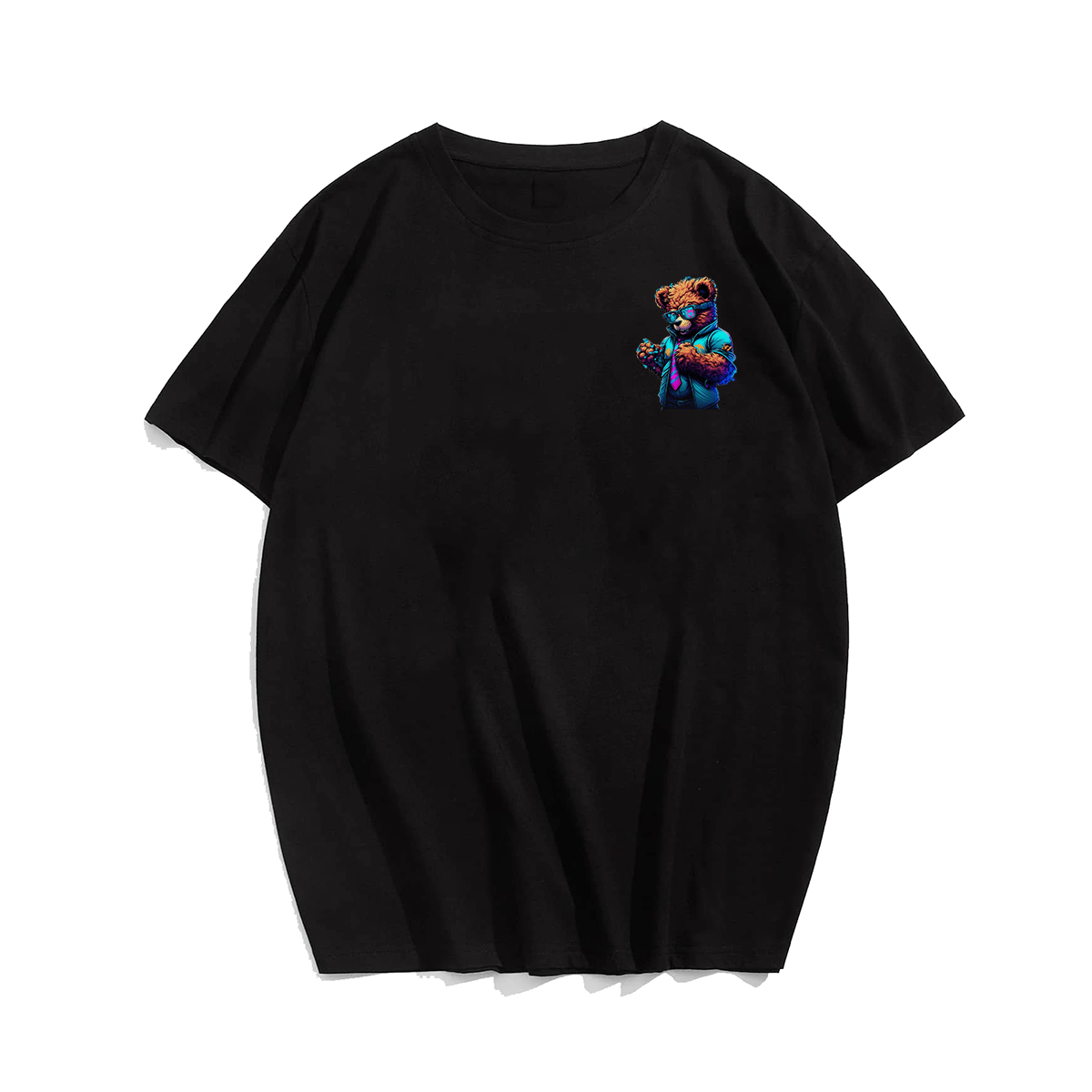 Anger Of Mr. Bear Plus Size Men T-Shirt