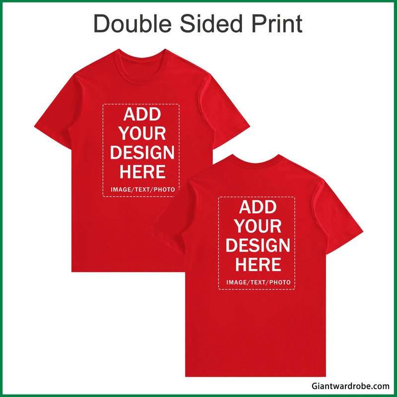 Men Customized T Shirts, Personalized Shirt, Customize Your Own Design T-Shirt, Custom Image T Shirt, Custom Shirt 1XL-9XL