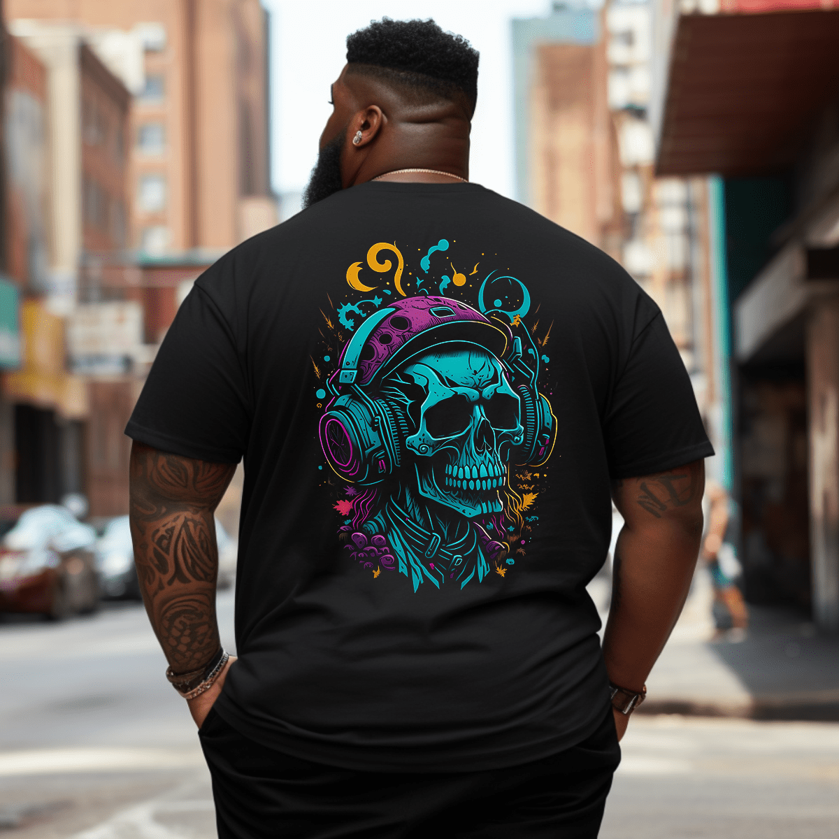 Enjoy The Music Plus Size Men T-Shirt