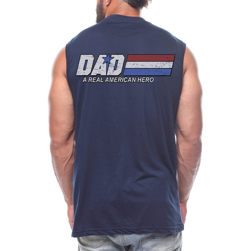 Dad - A Real American Hero Back fashion Sleeveless
