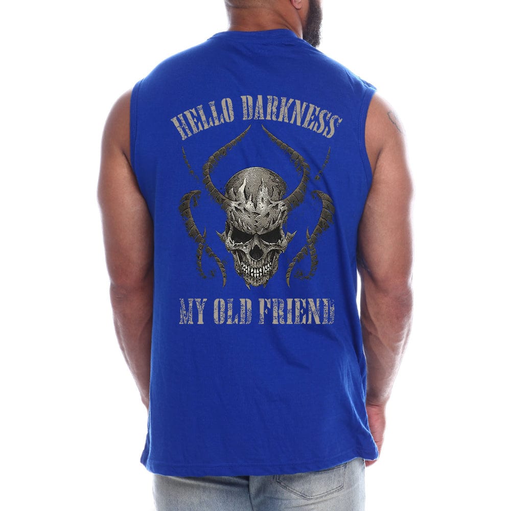Hello Darkness Back fashion Sleeveless