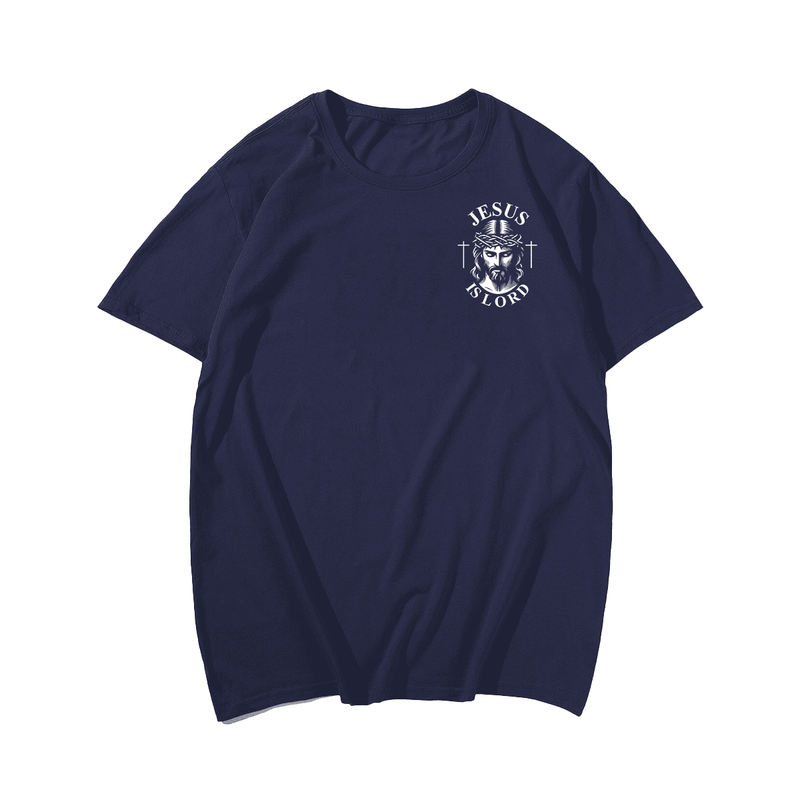 Jesus Is Lord Christian Religious T-Shirt Plus Size Men T-Shirt