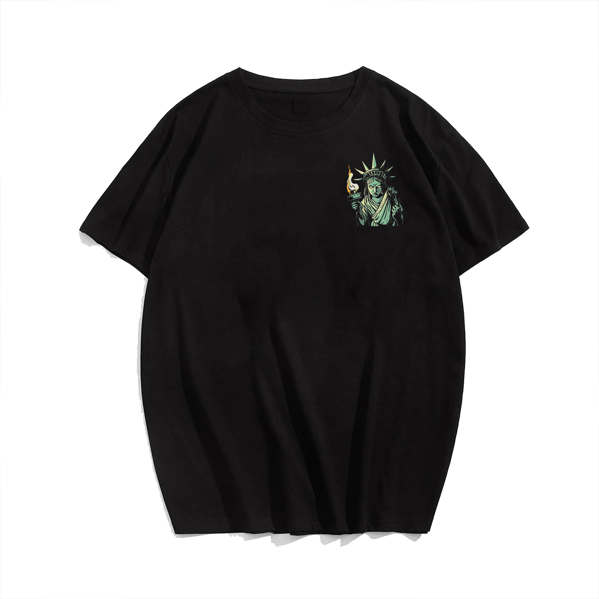 Goddess With A Torch Plus Size Men T-Shirt