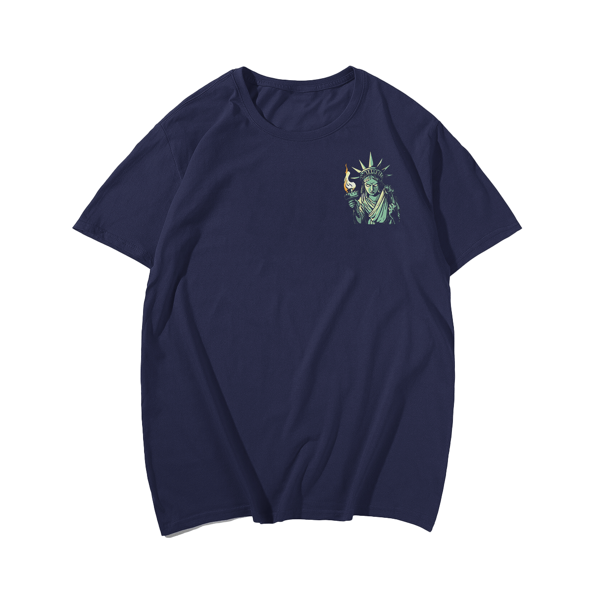 Goddess With A Torch Plus Size Men T-Shirt