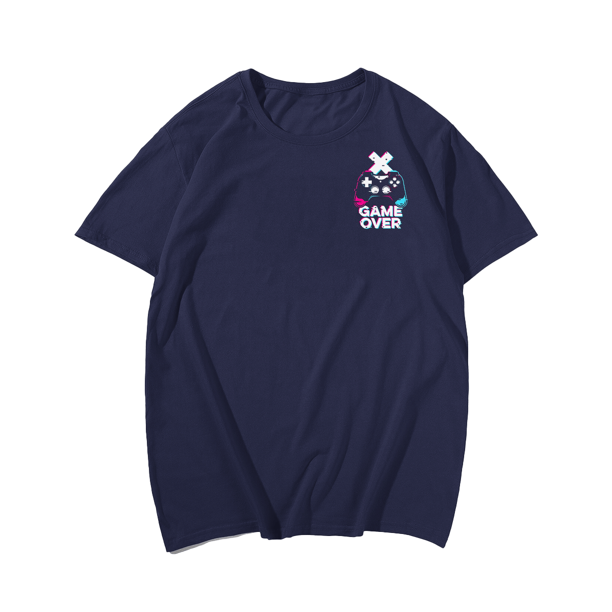 Game Over Plus Size Men T-Shirt