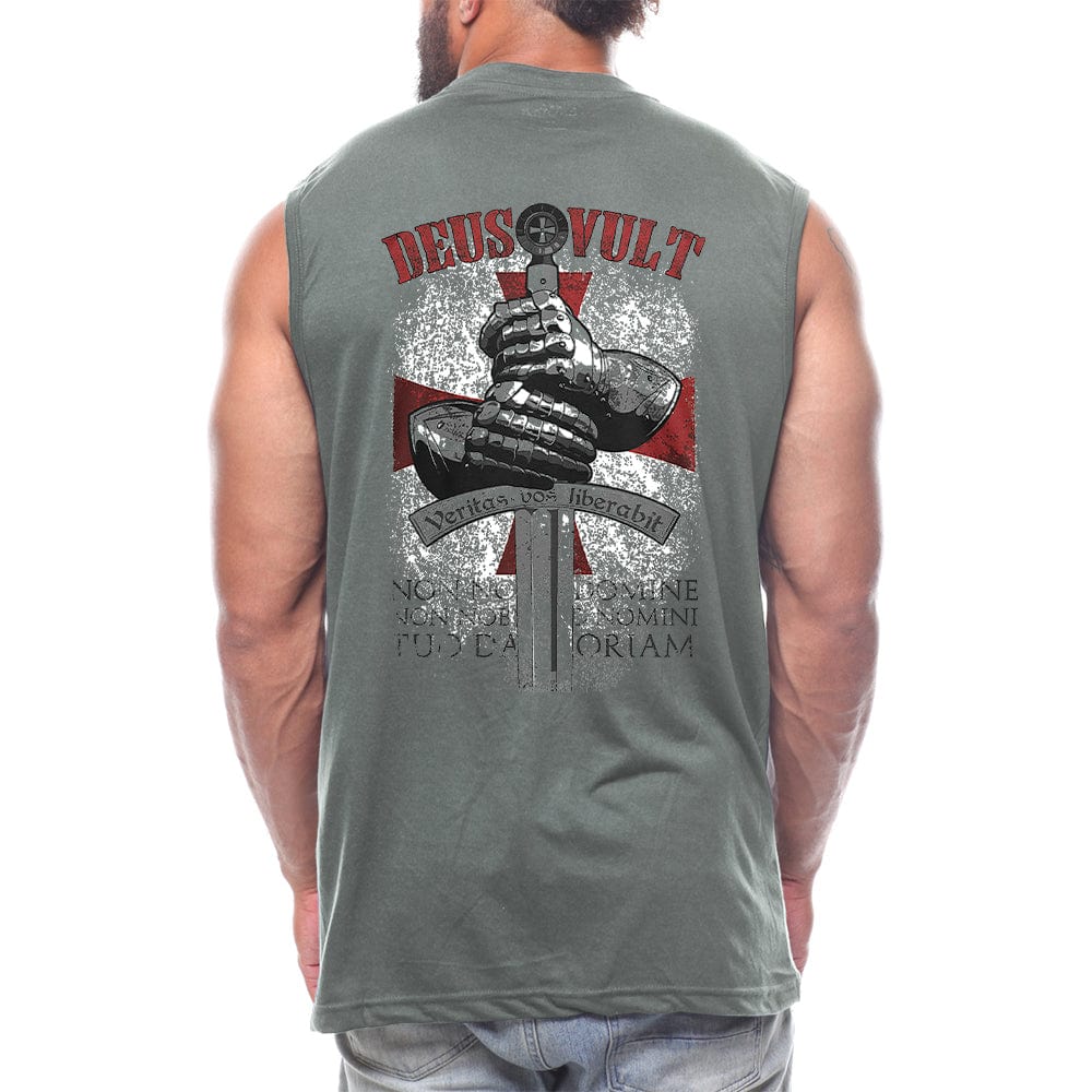 DEUS VULT Back fashion Sleeveless
