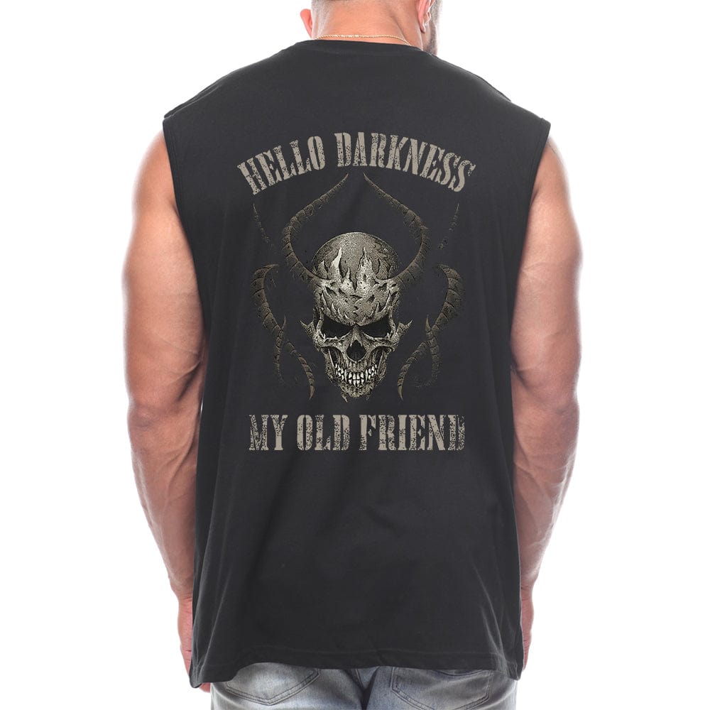 Hello Darkness Back fashion Sleeveless