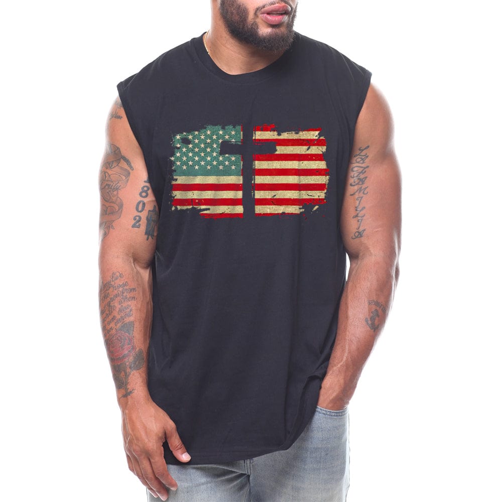 USA Cross Flag Shirt