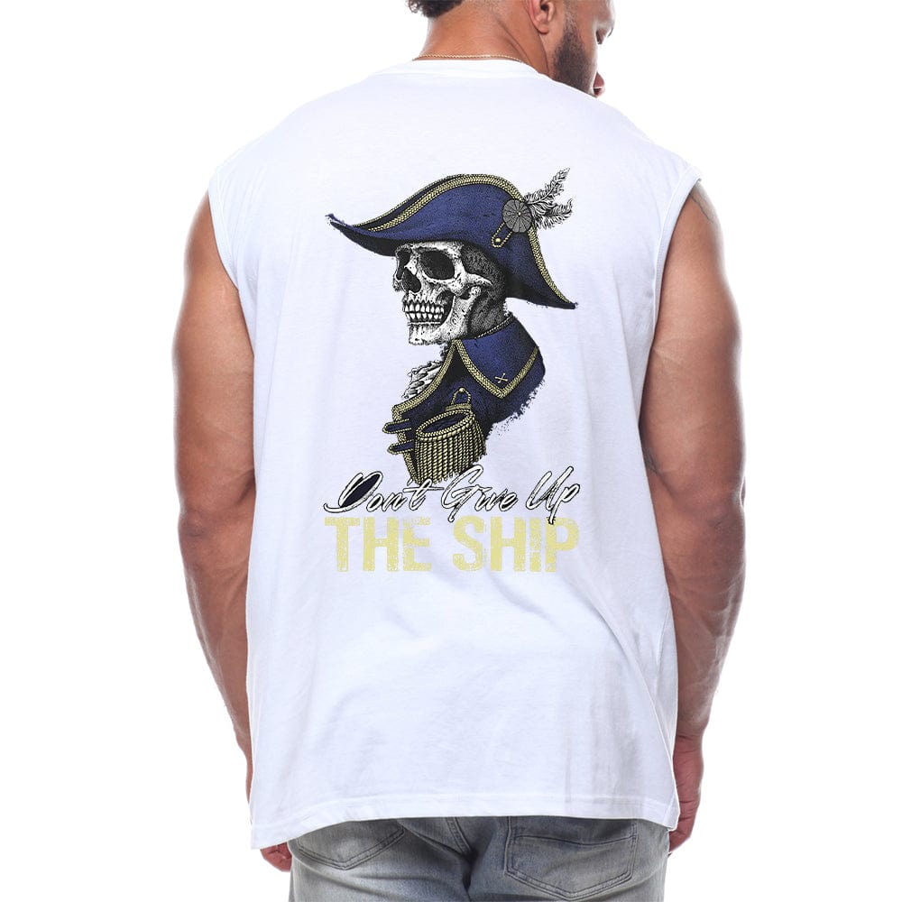 Don't Give Up The Ship Back fashion Sleeveless