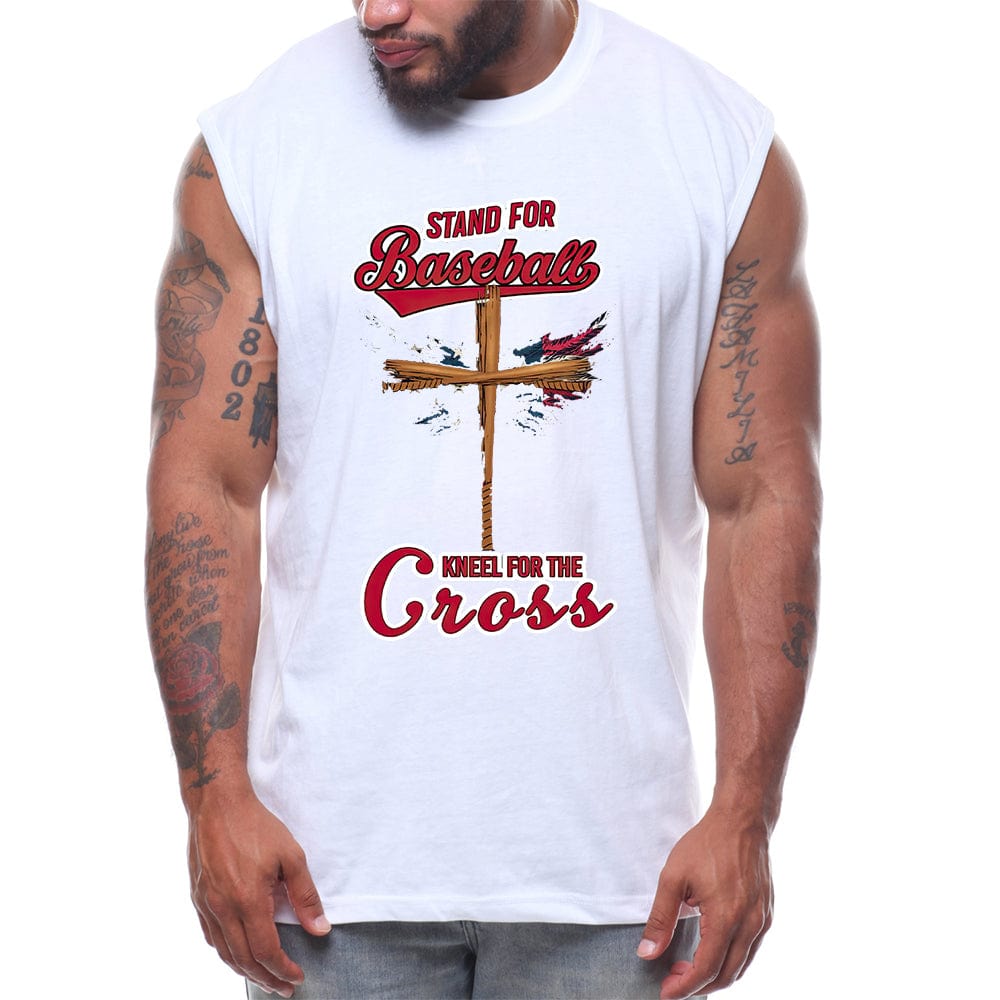 Stand For Baseball Kneel For The Cross Small Wings