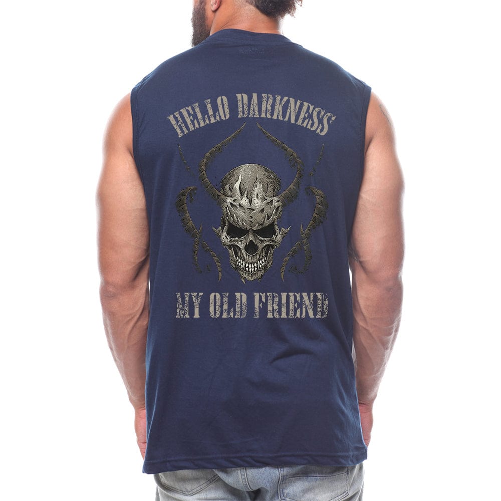 Hello Darkness Back fashion Sleeveless