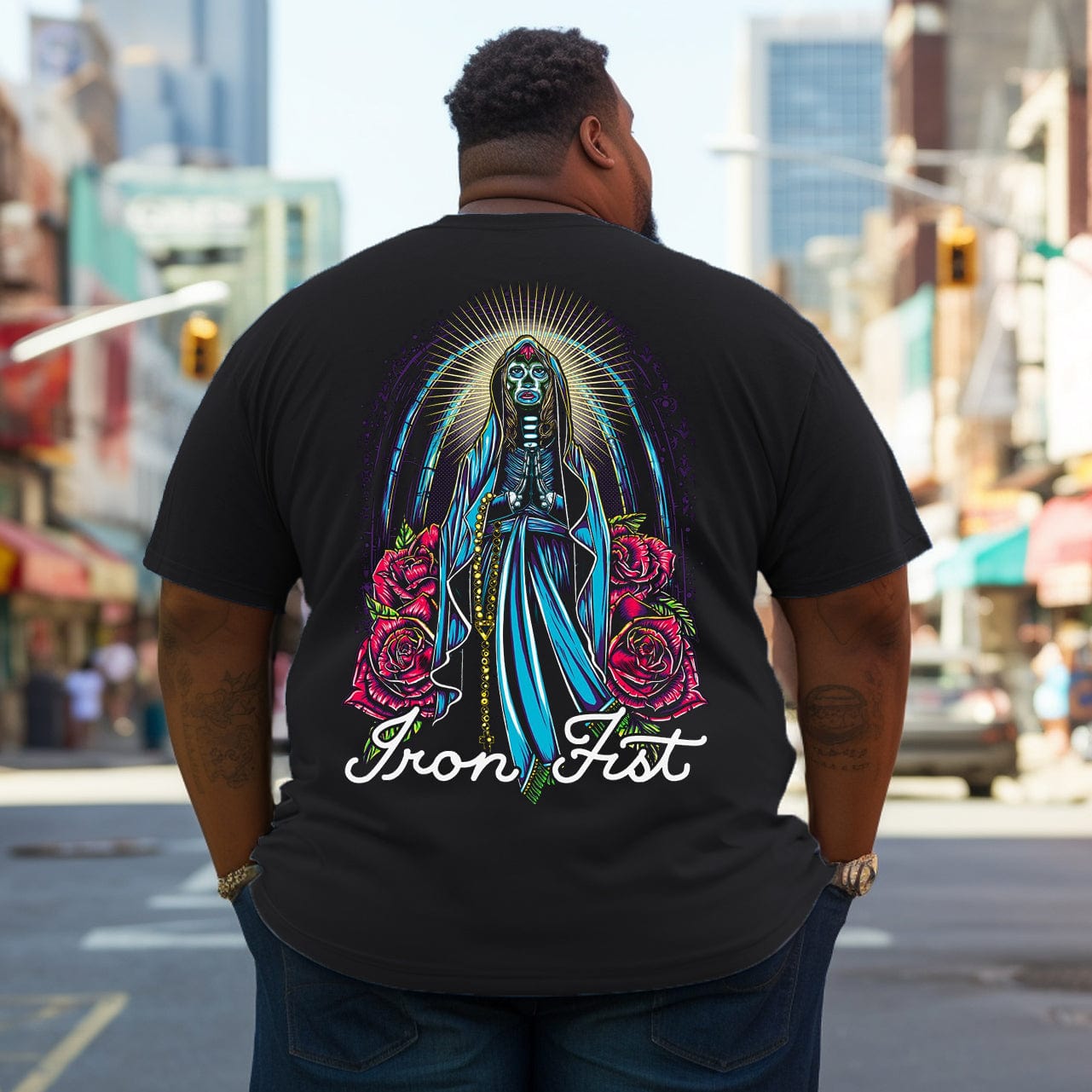 Vintage Man's Plus Size T-shirt