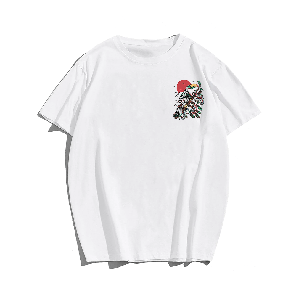 Toucan and Snake Plus Size T-shirt