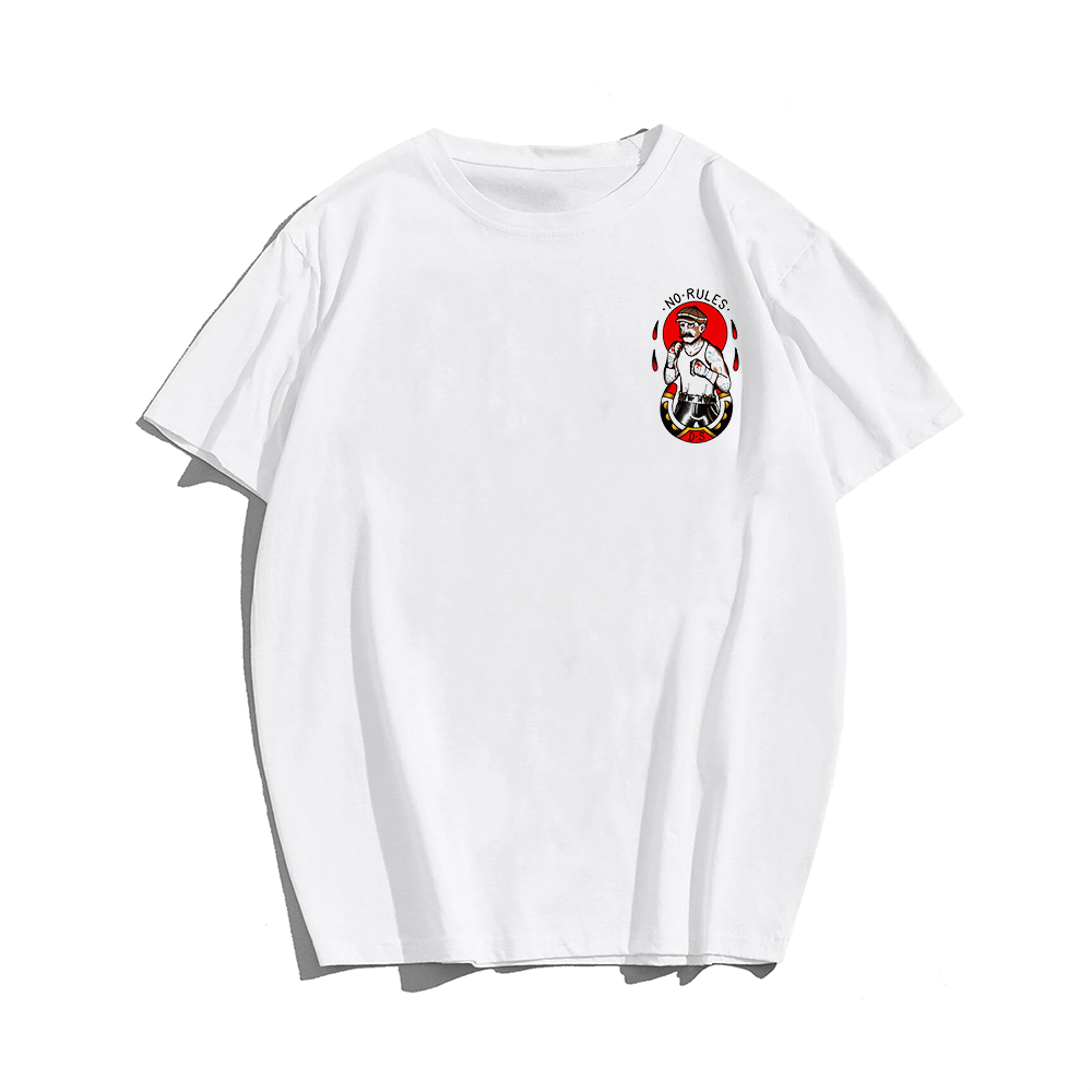 Vintage Boxer Tattoo Plus Size T-shirt